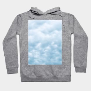 Beautiful light blue puffy clouds Hoodie